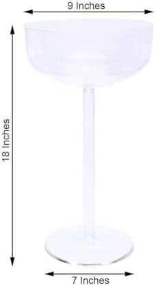 4 Sets Plastic Centerpiece Stand Margarita Cup Decor