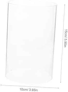 2pcs Borosilicate Glass Candle Holders for Indoor Outdoor Use