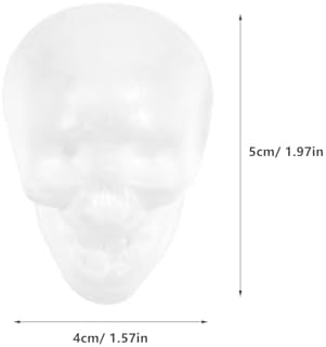 Mini Foam Skulls 25pcs Halloween Decorations