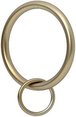 Ivilon Drapery Eyelet Curtain Rings - Warm Gold Set of 14