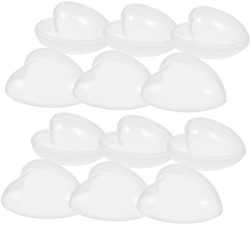 40pcs Heart Shaped Fillable Balls for Party Favors and Gumball Machines