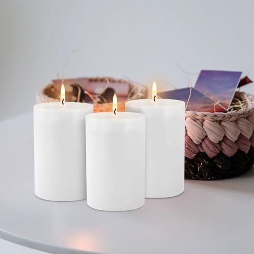 Seven Moons 275 x 4 Dripless Pillar Candle Set of 6