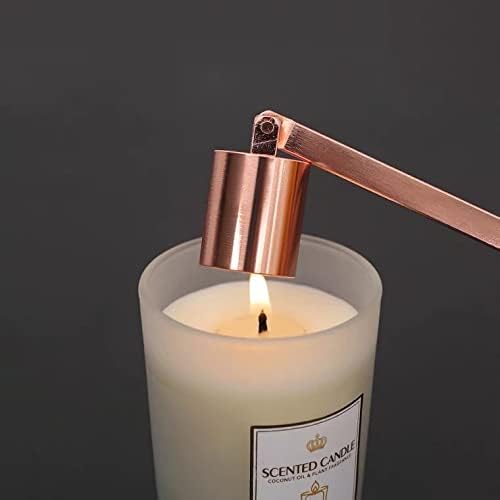 MUXSAM 4 in 1 Candle Accessory Set Rose Gold