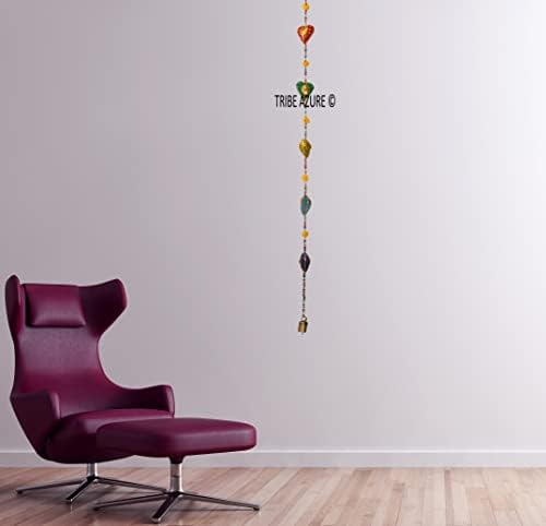 Tribe Azure Elephant Boho Wall Decor Bell Hanging