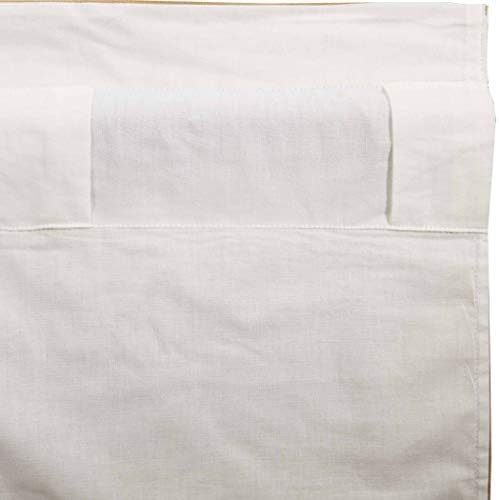 VHC Brands Flax Khaki Farmhouse Curtain Swag Set of 2 36x36x16
