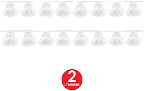 Beistle 2 Piece Honeycomb Tissue Bell Banners