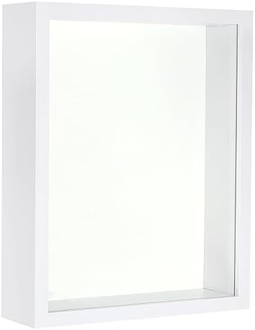 PATIKIL 8x10 Shadow Box Frame White