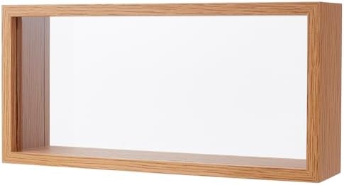 OLYCRAFT 5x24x102 Inch Rectangle Shadow Box Frame with Double Sided Clear Acrylic Window