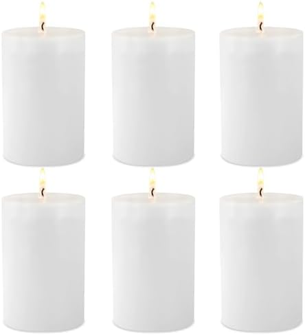 Seven Moons 275 x 4 Dripless Pillar Candle Set of 6