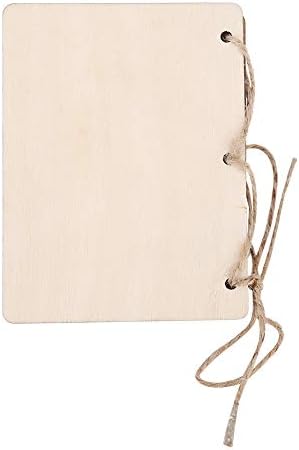 2pcs Vow Booklets with Hemp Rope for Wedding Ceremony