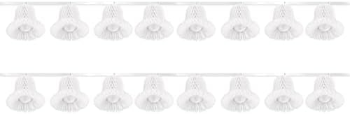 Beistle 2 Piece Honeycomb Tissue Bell Banners