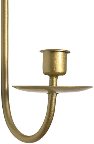 Remenna Metal Candle Sconce Holder Set of 2 Gold