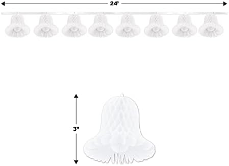 Beistle 2 Piece Honeycomb Tissue Bell Banners