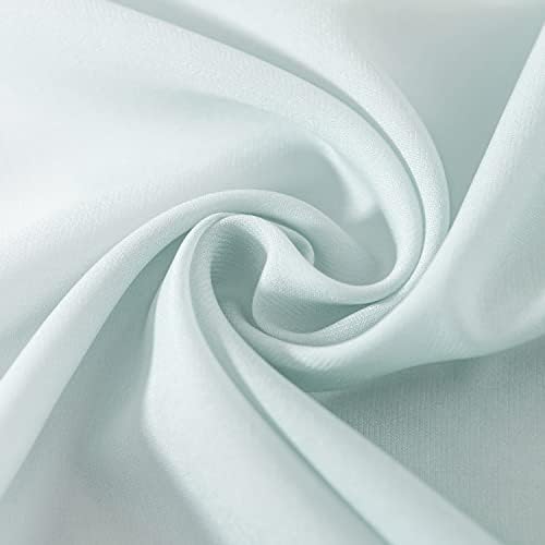 NAPEARL Ombre Window Scarf Valance Green 144 Inches