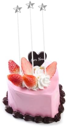 50 Pcs Five Pointed Star Cake Decor Toppers