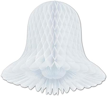 White Tissue Bells Set of Four for Events