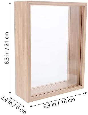 ABOOFAN Rustic Photo Frame Shadow Box Display Stand