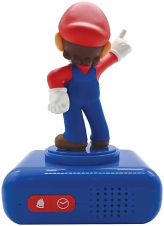 LEXiBOOK Super Mario Nightlight Alarm Clock