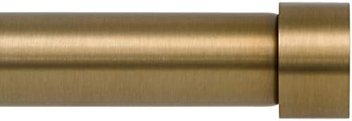 Ivilon Drapery Curtain Rod 1 Inch Warm Gold