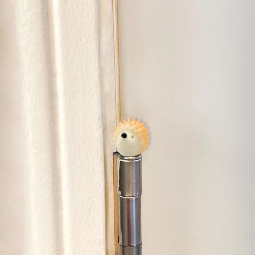 Cute Hedgehog Hinge Decor Topper Set of 6