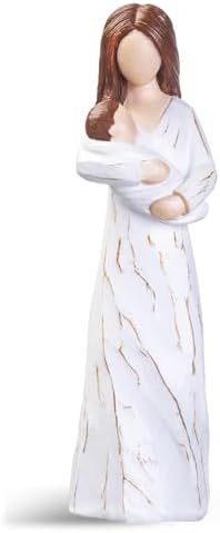Hand-Painted Resin Sculpture for Expecting Mom