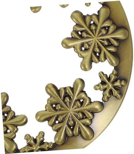 ARTIBETTER Christmas Candle Jar Cover Zinc Alloy Decorative Lid