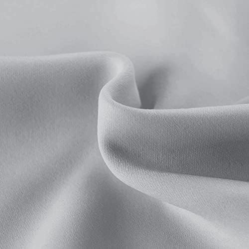 Hiasan Valance Curtains Silver Grey 52x18 1 Panel