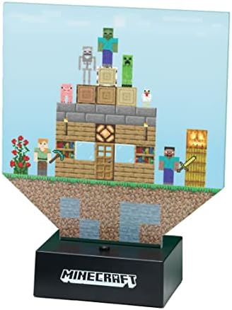 Minecraft Build a Level Light Customizable Desk Lamp with 140 Stickers