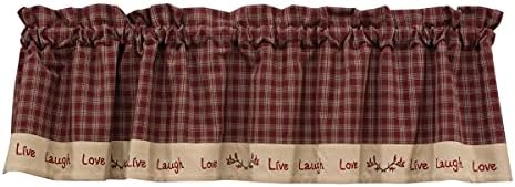 Park Designs Sturbridge Live Lined Valance 60x14