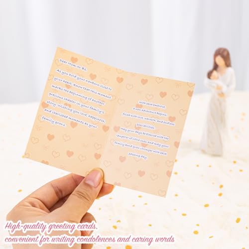 Hand-Painted Resin Sculpture for Expecting Mom