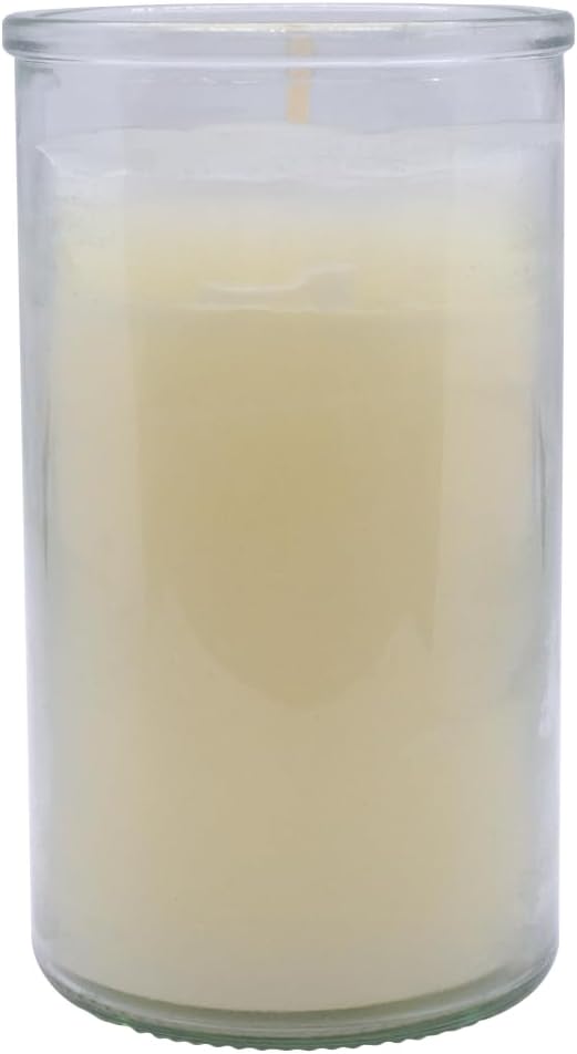 Blessed Beeswax Candle with Purple Scapular for Three Days of Darkness
