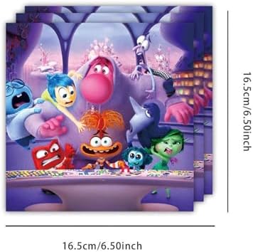 40PCS Inside-Out Napkins for Birthday Parties