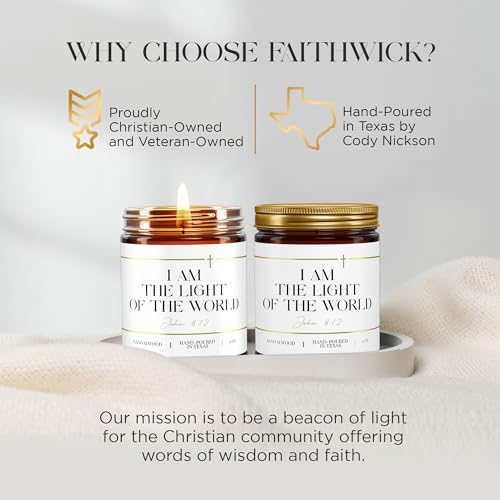 I Am The Light of The World John 812 Jar Candle
