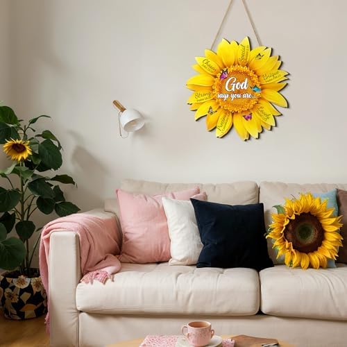 Panelee 1181 Inch Sunflower Wood Wall Sign