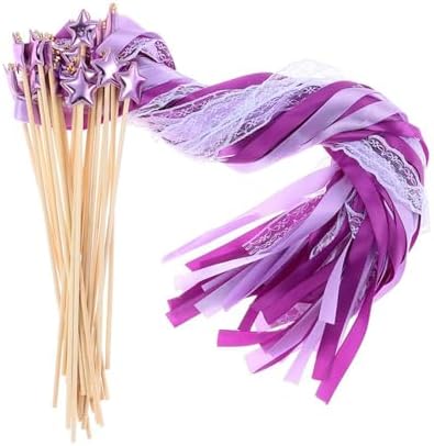 24 Pack Fairy Wands with Bells and Streamers 1