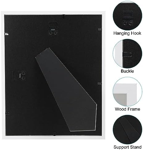 PATIKIL 8x10 Shadow Box Frame White