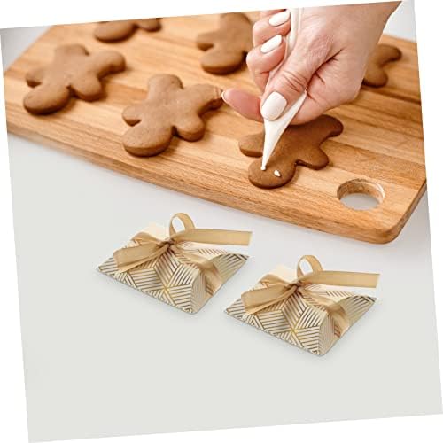 SECFOU 50PCS Small Pillow Shaped Candy Boxes