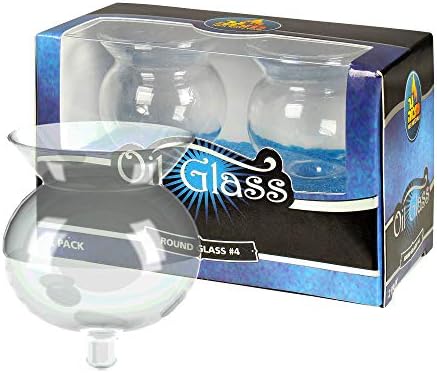 Ner Mitzvah Shabbos Candle Glass Oil Cups - 2 Pack Durable Long-Lasting