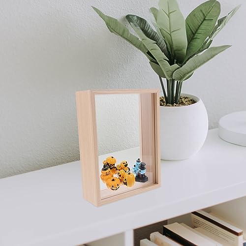 ABOOFAN Rustic Photo Frame Shadow Box Display Stand
