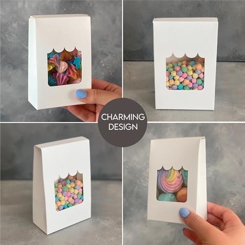 VASSAPACK 36 Pcs Party Favor Boxes with Clear Window