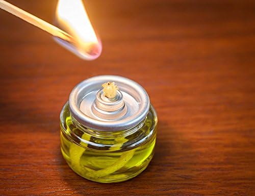 SHABBOS OIL CANDLE LIGHT Pre-Filled High Flame 6 Hrs 22 per Pack