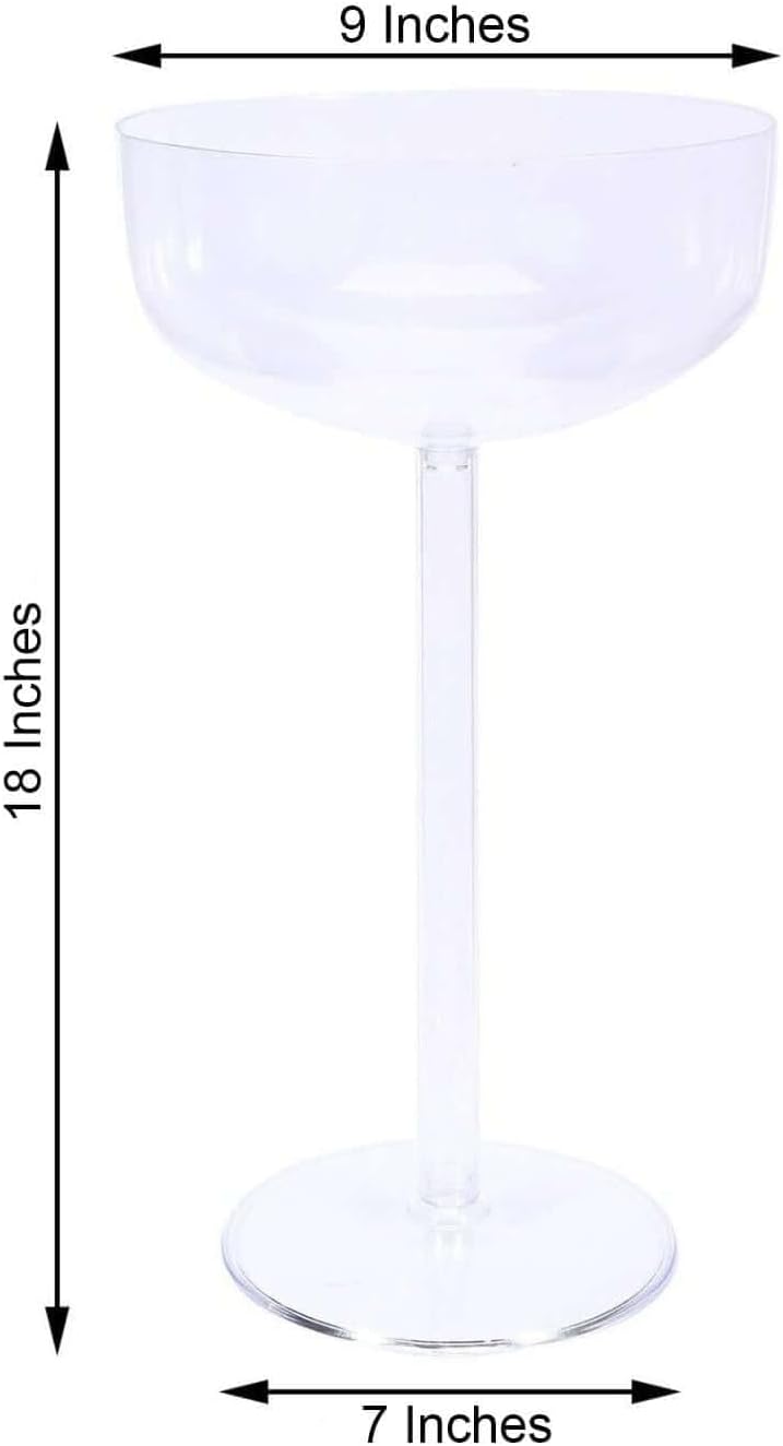 4 Sets Plastic Centerpiece Stand Margarita Cup Decor