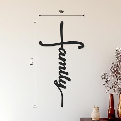 Bnesi Metal Wall Art 4-Piece Set Love Faith Family Hope