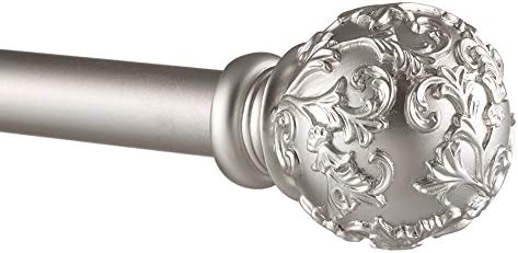 Exclusive Home Vine 1 Inch Curtain Rod and Finial Set