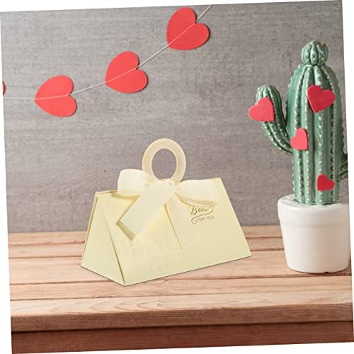 Anneome Elegant Wedding Candy Boxes 20 Pack Snack Boxes Bowknot Design