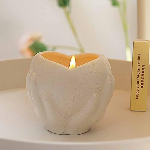 Lavender Scented Soy Wax Jar Candle Heart of Hope