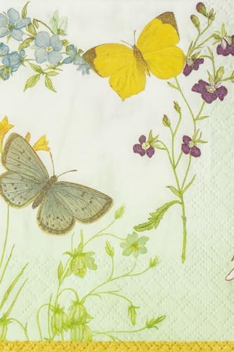 Talking Tables 240 Fairy Napkins Floral Paper Serviettes for Parties