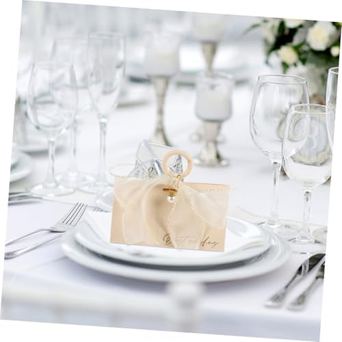 FOMIYES 10pcs Wedding Favor Boxes with Handles