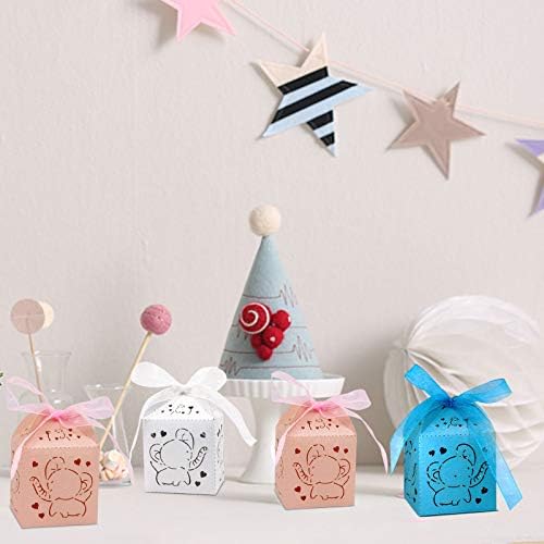 Kslong Baby Shower Favor Boxes 50Pcs