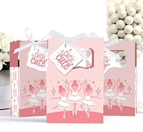 Big Dot of Happiness Tutu Ballerina Favor Boxes Set of 12